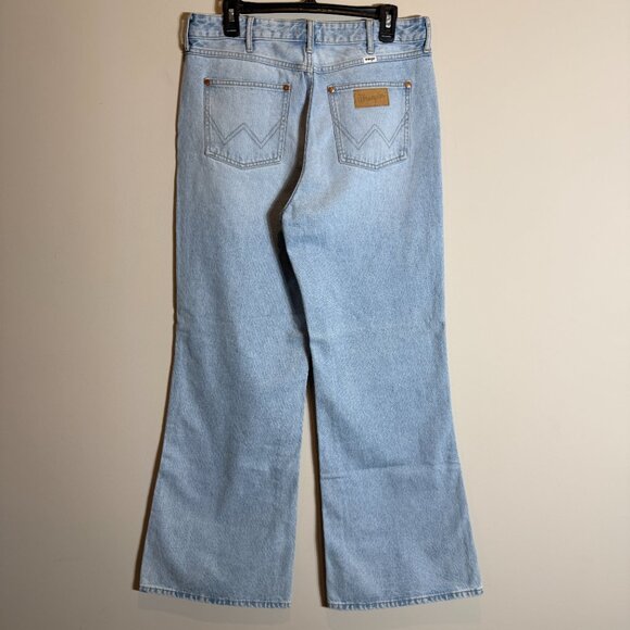 Wrangler Bonnie 683 Loose Flare High Rise Denim Jeans Women's 29x32 Blue NWOT - Picture 9 of 15